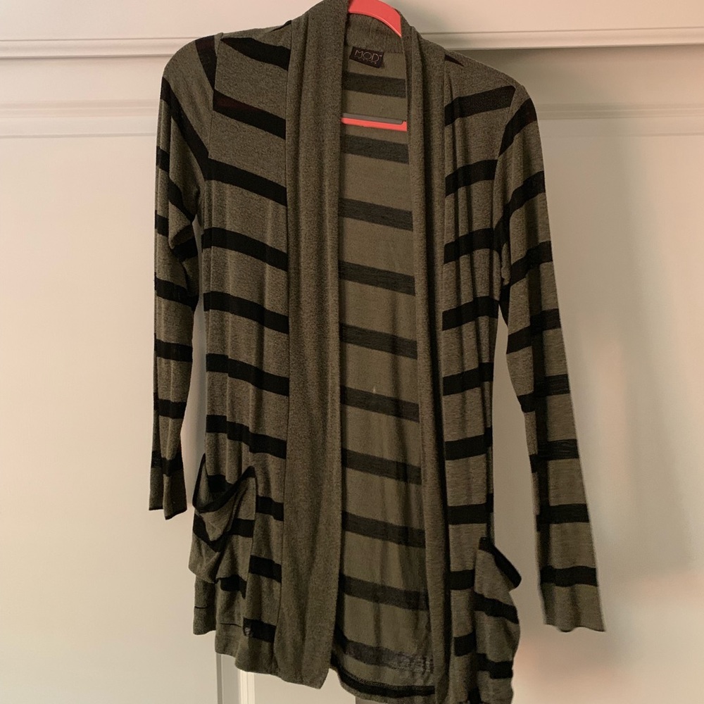 Striped cardigan